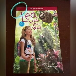 American Girl Lea Leads the Way Book with Green Bracelet